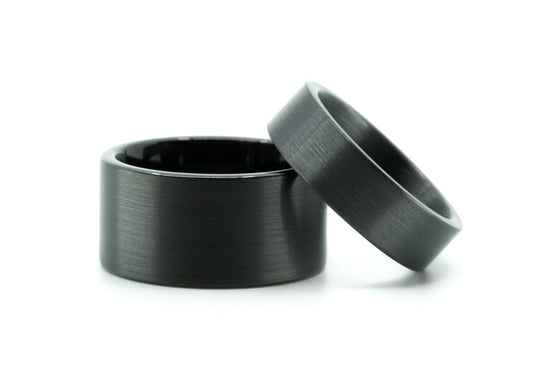 The Taro Black Tungsten Ring