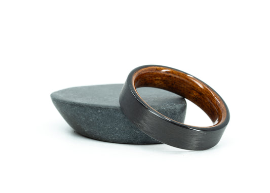 SIze 12.5 Closeout Ring: "Utzon" Carbon x Rosewood