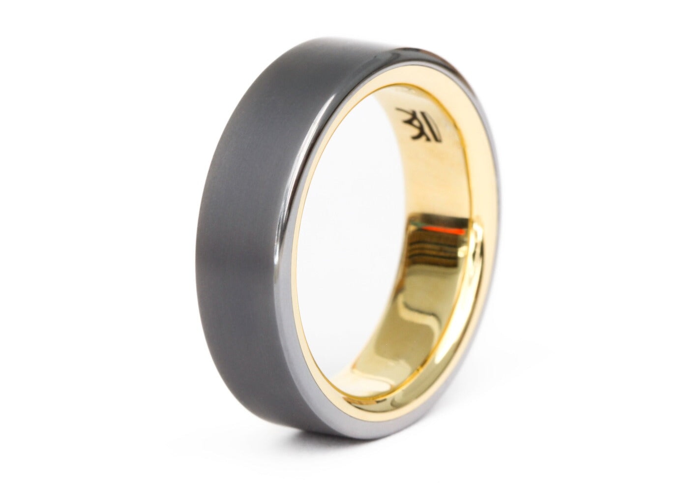 The Klimt: Tantalum & Gold Rings 5.5 