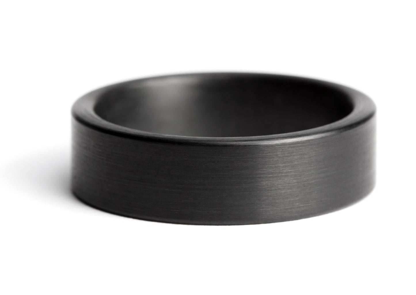 The Minimalist 'Zuna' Brushed Tungsten Ring