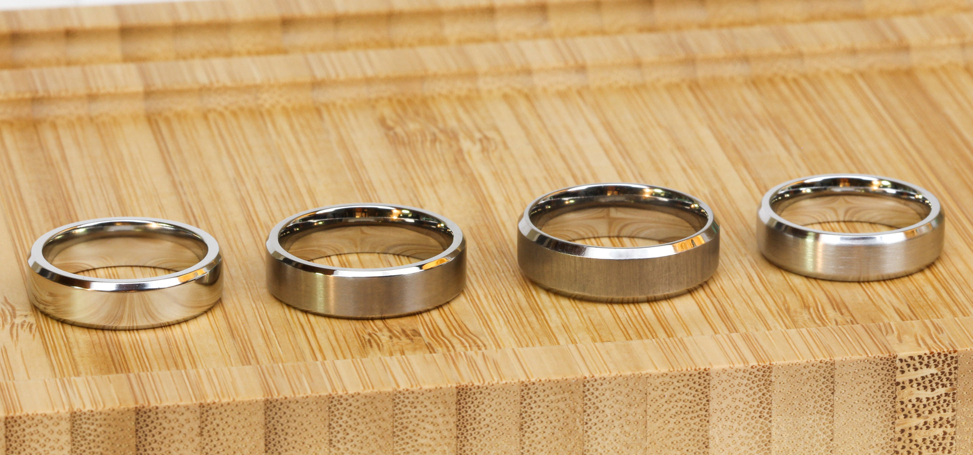 X227-REV Custom Ring: 6mm Senna w/ Bevel Rings 